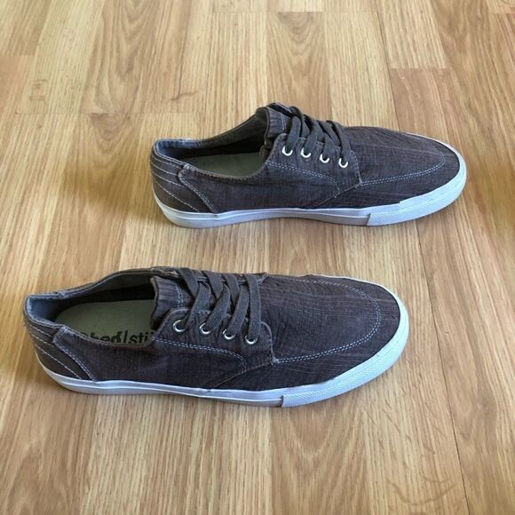 BED STU Brown Distressed Canvas Shoes - Picture 6 of 10